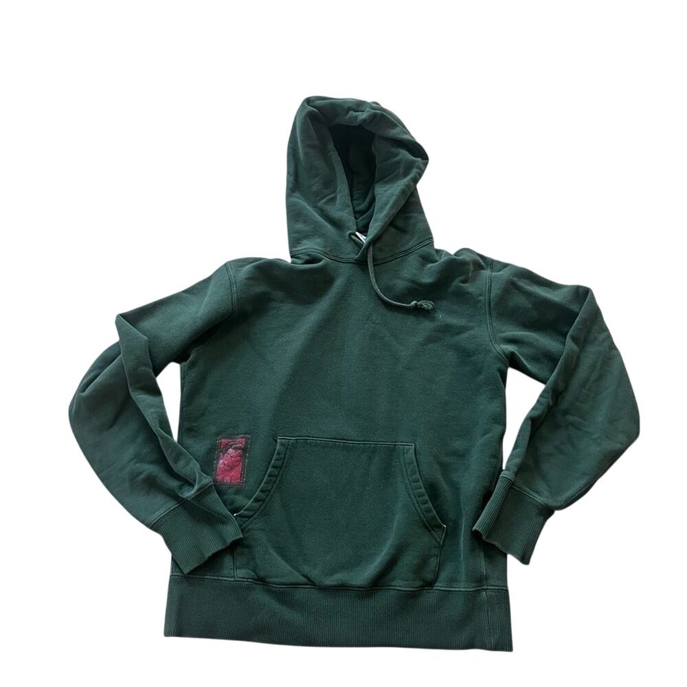 Joker Jean Michel Basquiat Uniqlo Pullover Hoodie Dark Green Men's Xs - Picture 2 of 4